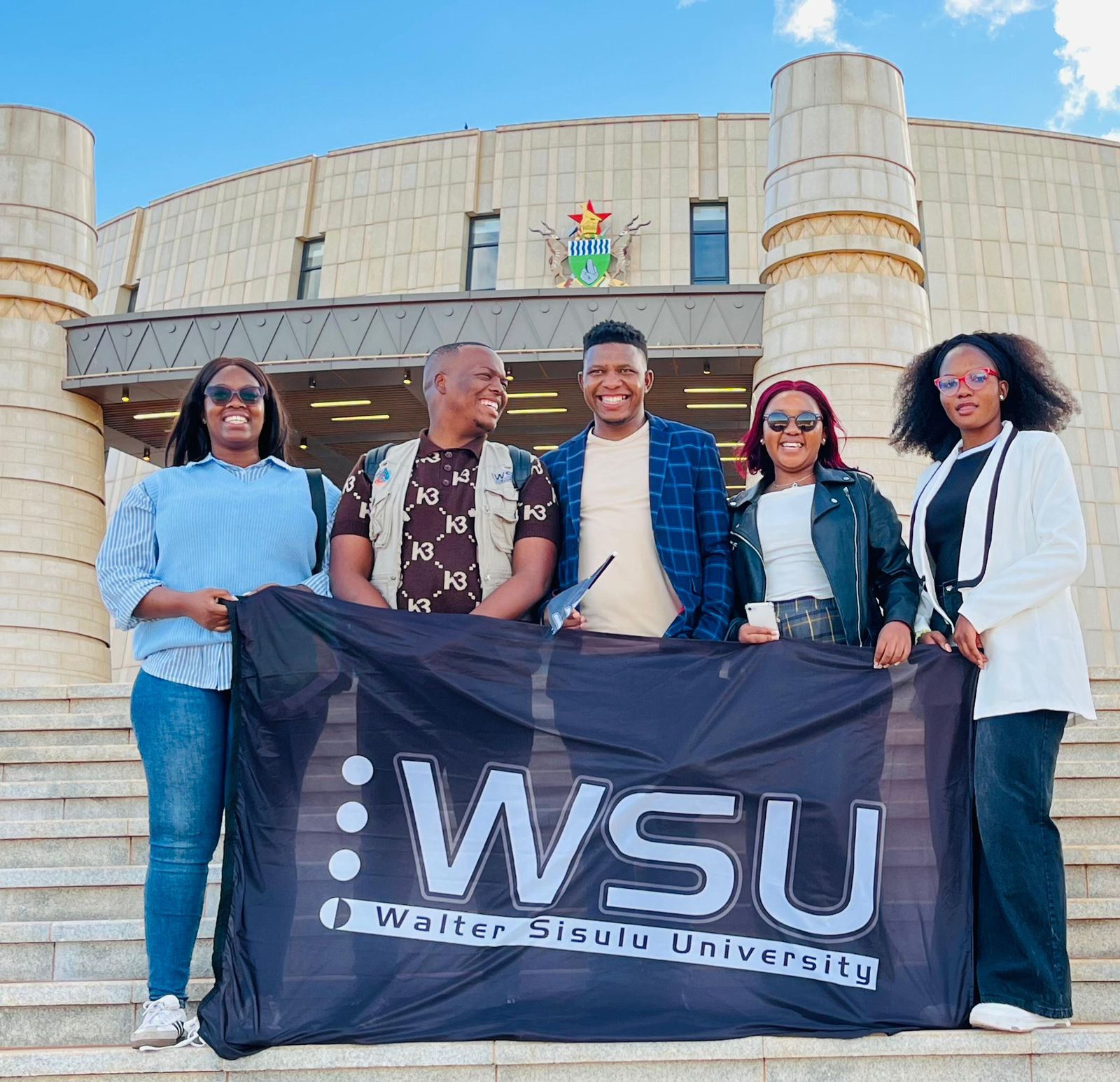 A SMALL WSU GROUP PARTICIPATES IN YOUTH SUMMIT ON LAND AND ECONOMIC FREEDOM