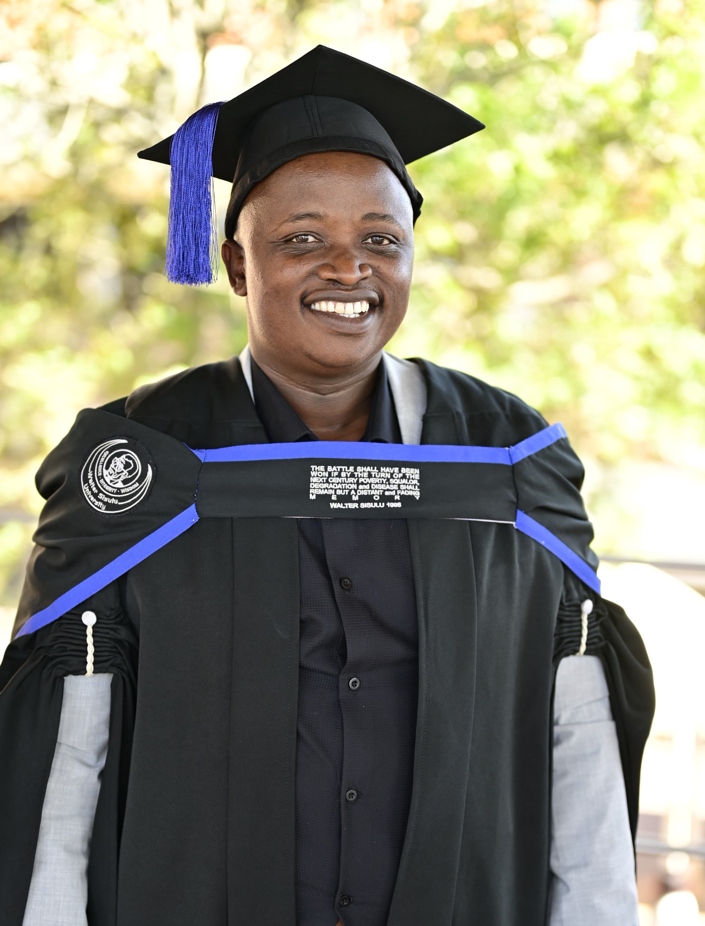 MTHATHA ACTING DEPUTY REGISTRAR OBTAINS MASTER’S DEGREE