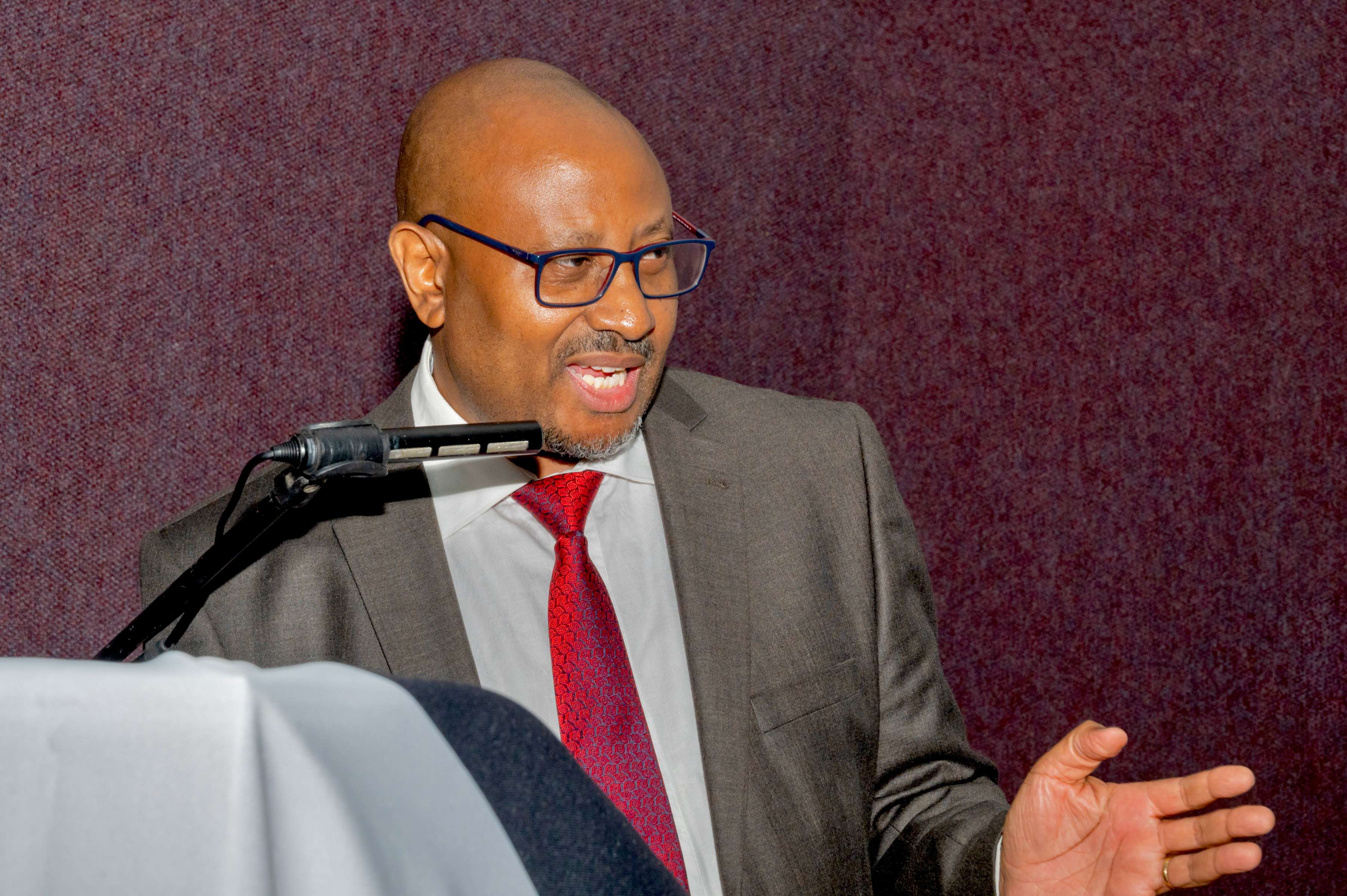Pictured: Executive Dean of the Faculty of Medicine & Health Sciences, Professor Wezile Citha addresses stakeholders at the faculty's SOFA 2025 STATE OF THE FACULTY ADDRESS CHARTS BOLD PATH FOR WSU’S ROLE IN EC HEALTHCARE