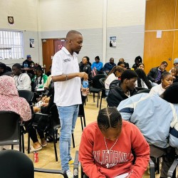 WSU STUDENT FACILITATE AT ROBBEN ISLAND MUSEUM SPRING SCHOOL 